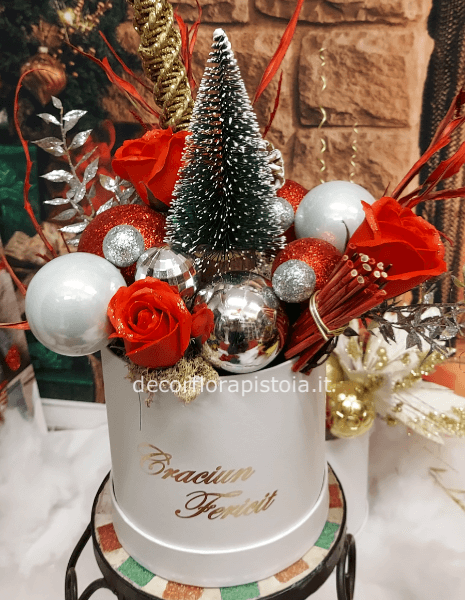 Flower box natalizio