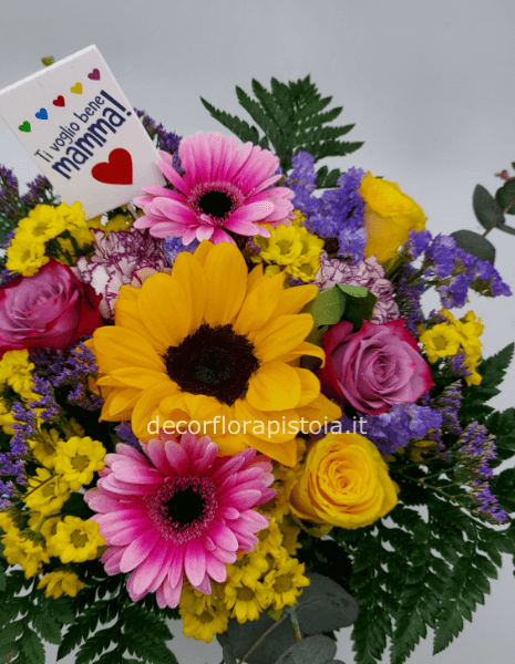 Bouquet colorato per la mamma