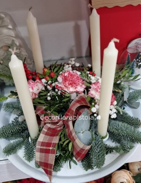 Centrotavola 4 candele